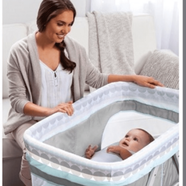 FOLDAWAY ROCKING BASSINET JUNIPER – INGENUITY