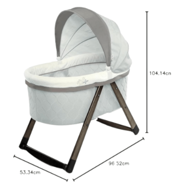 WOOD FOLDAWAY ROCKING BASSINET – INGENUITY